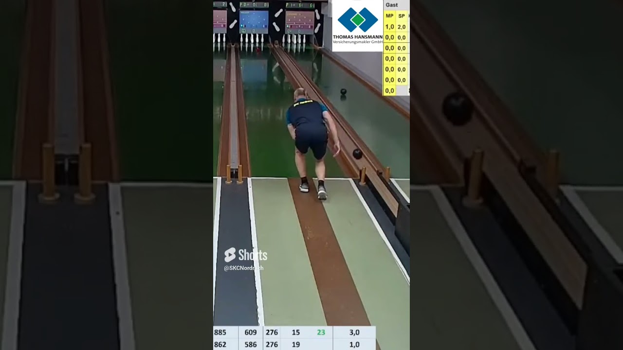 perfekt 👌👍 #sports #strike #dkbc #kegeln #bowling #satisfying #kegelnlebt #9pin #9pinbowling #funny