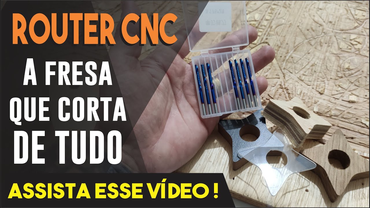 Fresa que CORTA de TUDO na Router CNC