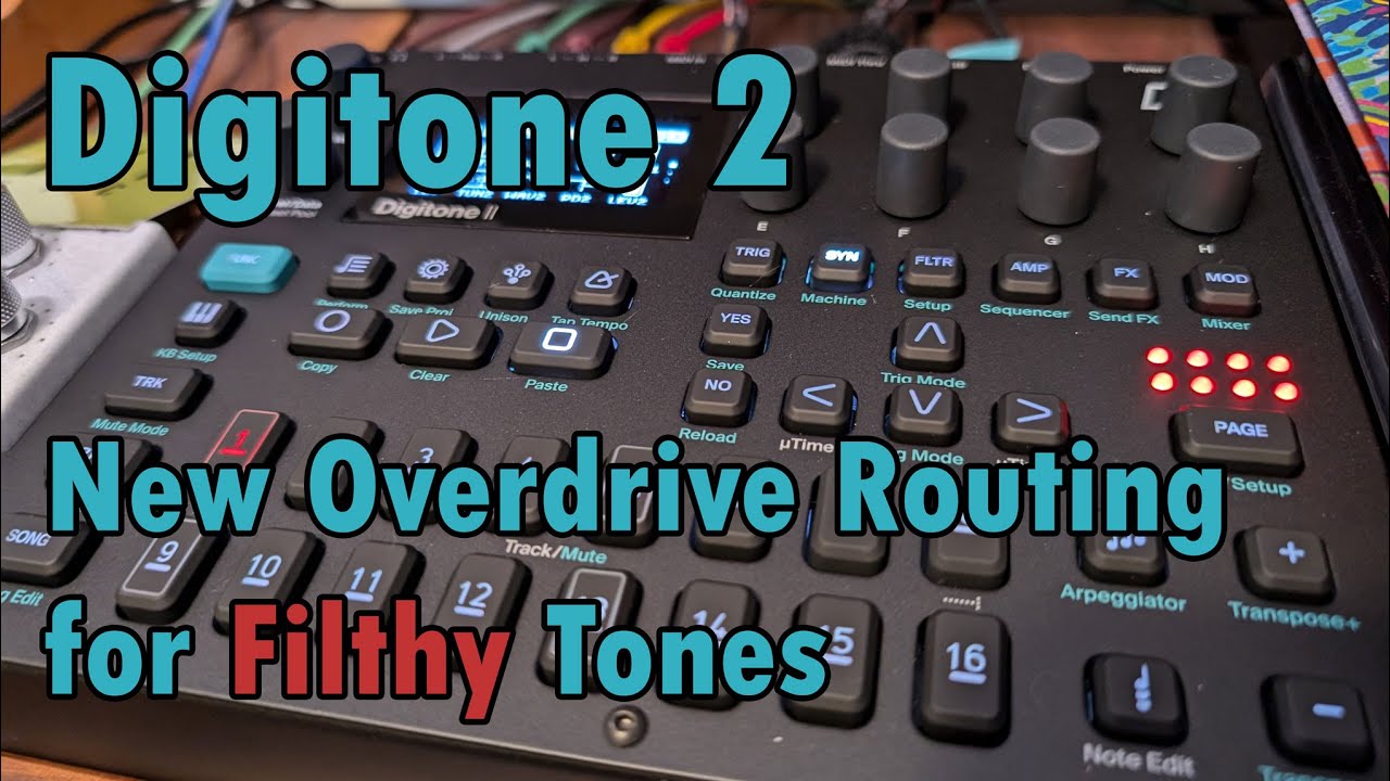 Digitone 2 Overdrive Routing is Awesome (and accidental formant voice :O ) | Hanging With Hexwave
