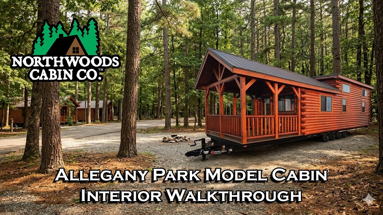 See inside the new Allegany Park Model Cabin