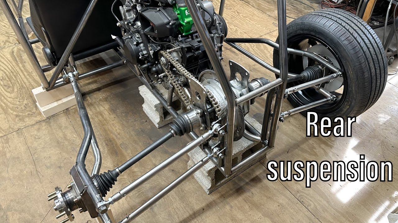 Building the Rear Suspension - Ninja H2 Street Legal Crosskart Build - Part 3