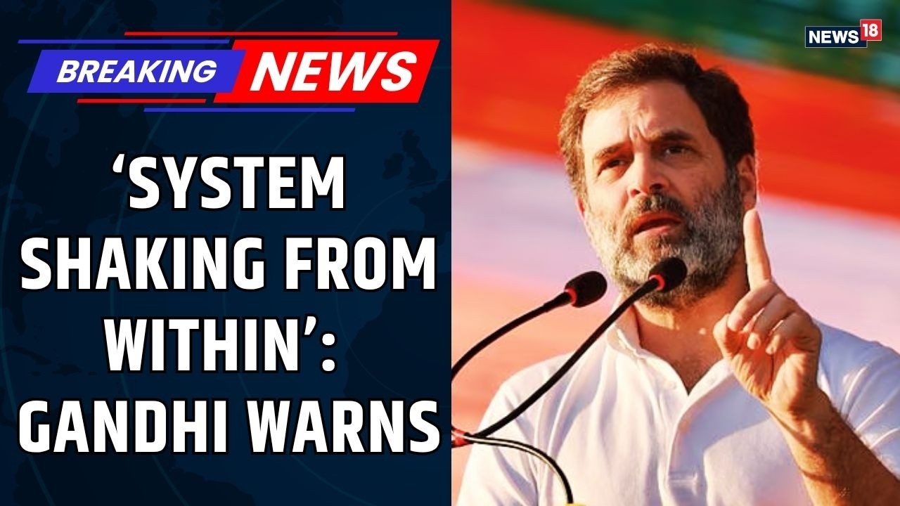 Rahul Gandhi's Big Claim | Warns Of 'Institutional Revolt' Brewing In India | BJP Hits Back | News18