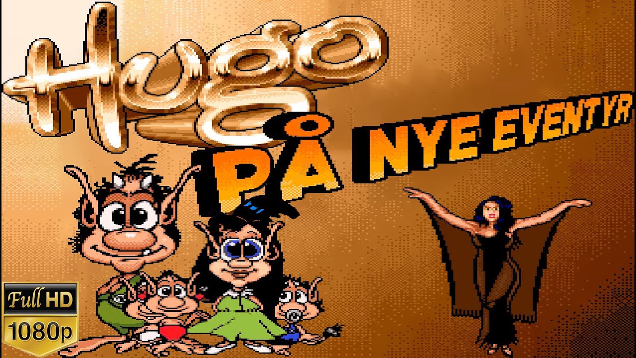 Hugo på nye eventyr - Amiga full playthrough