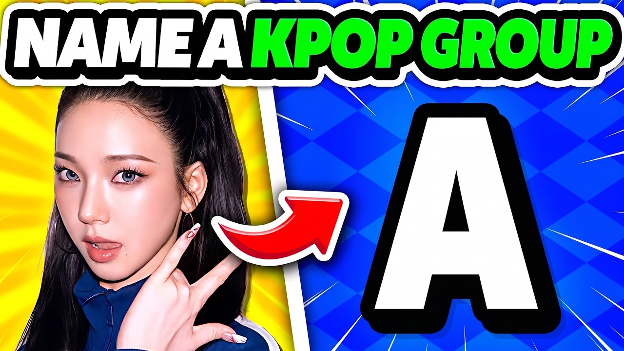 NAME A KPOP GROUP FOR EVERY LETTER ⚡️| KPOP QUIZ 2026