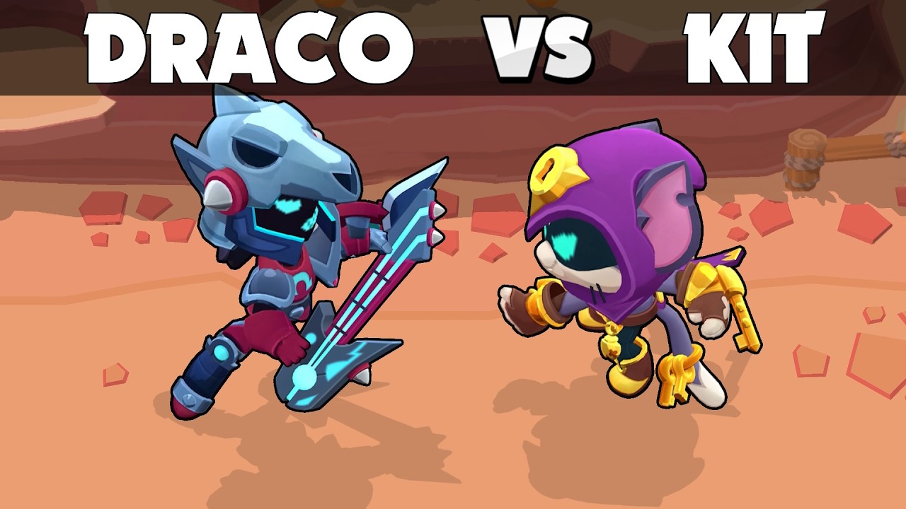 DRACO vs KIT ⭐ Brawl Stars