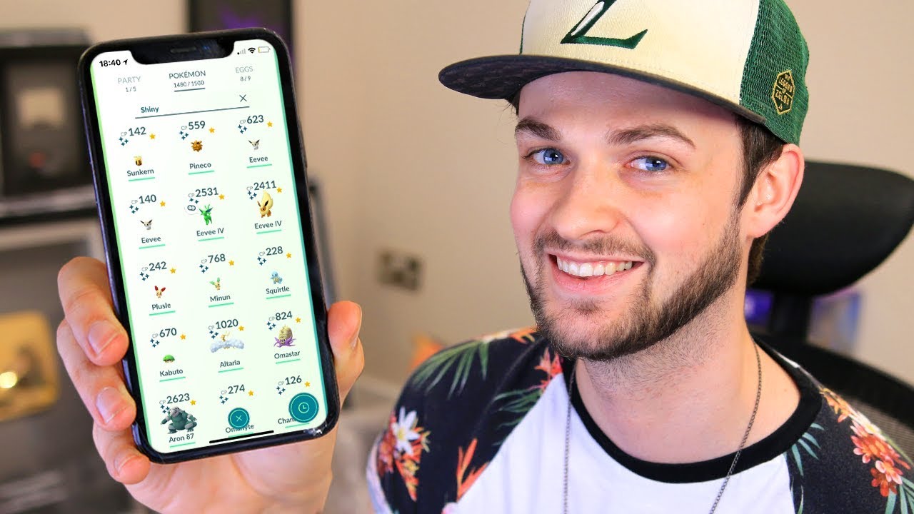 Ali-A's 2018 Pokemon GO collection! (ALL SHINIES)