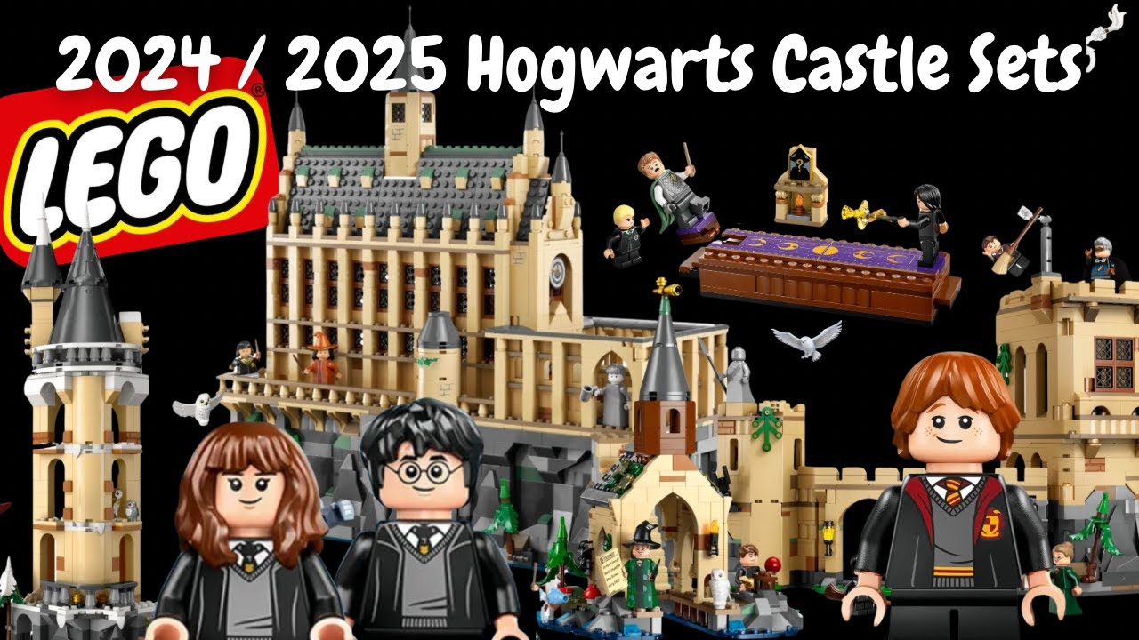 Соединяем ВСЕ наборы LEGO Harry Potter 2024/2025 Hogwarts Castle #lego #harrypotter #hogwarts