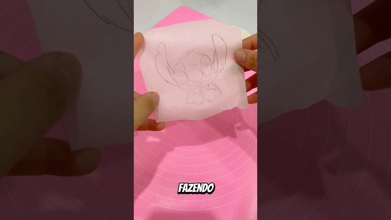 PASSO A PASSO DE COMO FIZ ESSE DESENHO NO BENTO CAKE DO STITCH!