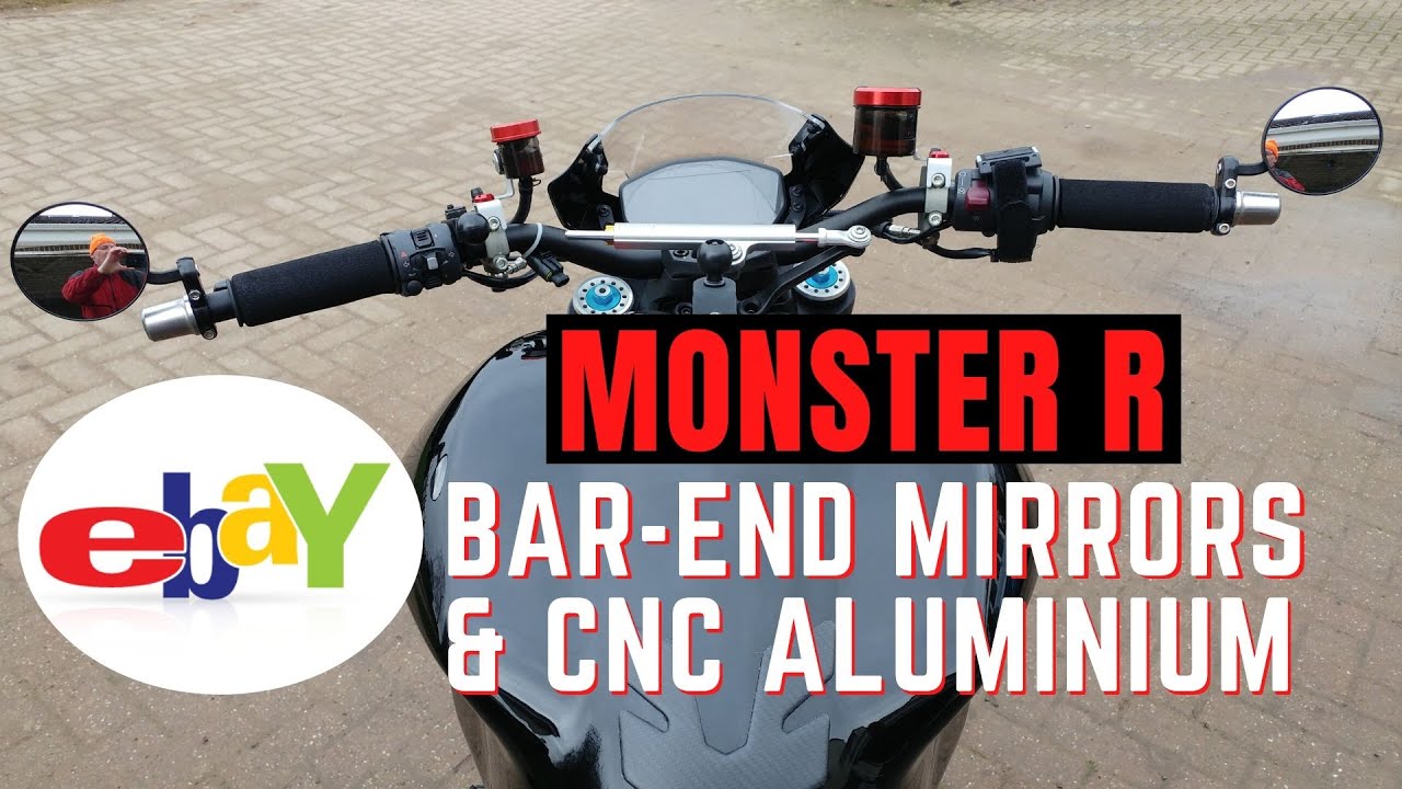 Ducati Monster R - eBay Bar End Mirrors