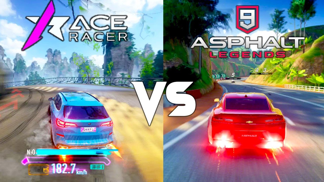 ACE RACER VS ASPHALT 9 COMPARATIVA | ANDROID JUEGOS