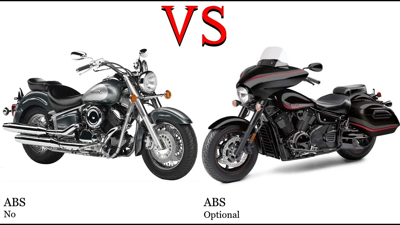 Yamaha Drag Star 1100 vs Yamaha V Star 1300 Test specification comparison