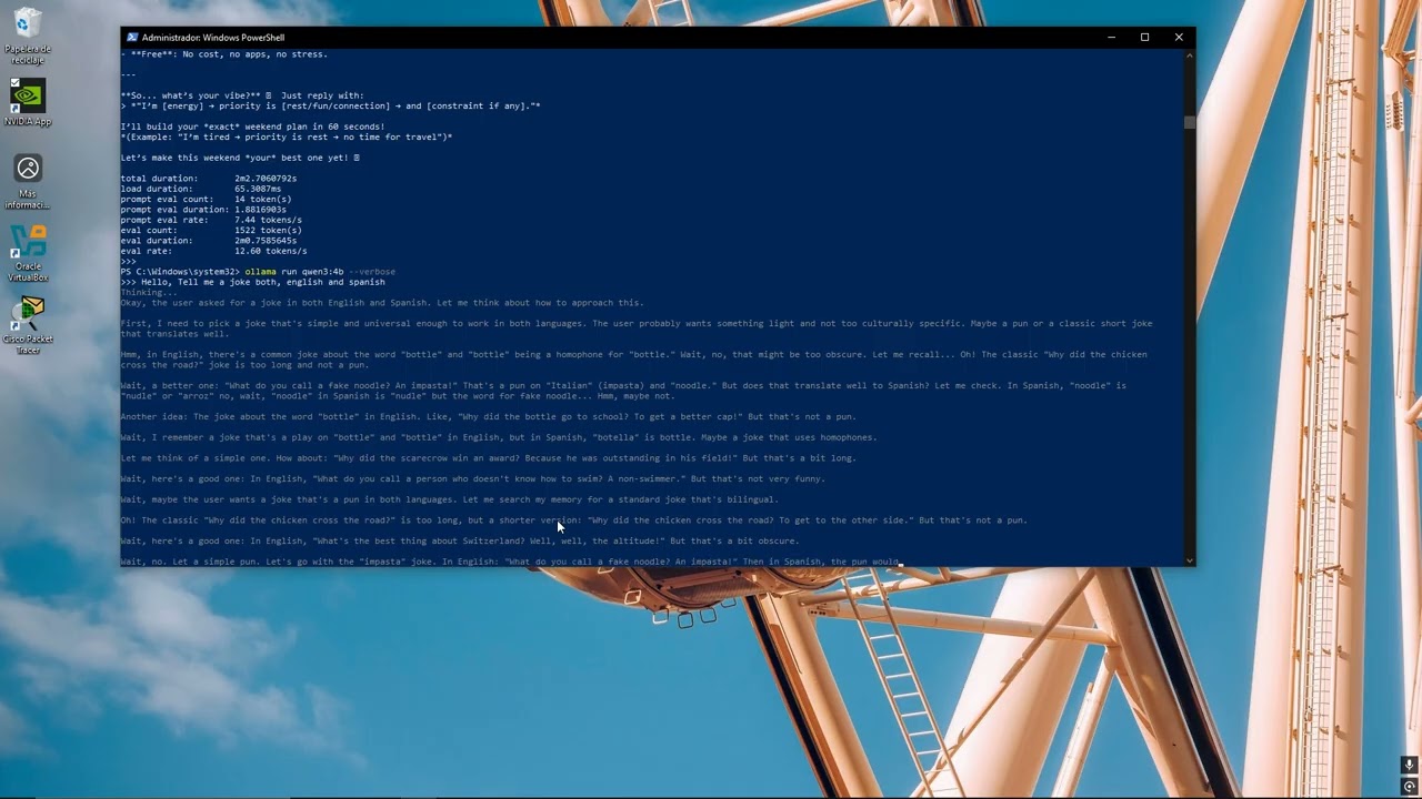 Running and Testing an AI model on Old Hardware