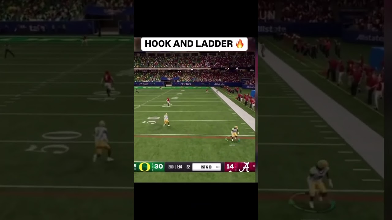 Nasty Hook and Ladder. #cfb25  #cfbl #nfl