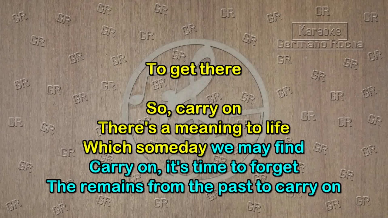 Angra - Carry on (Karaoke)