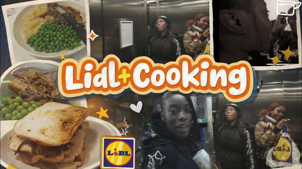 LIDL trip + cook with us