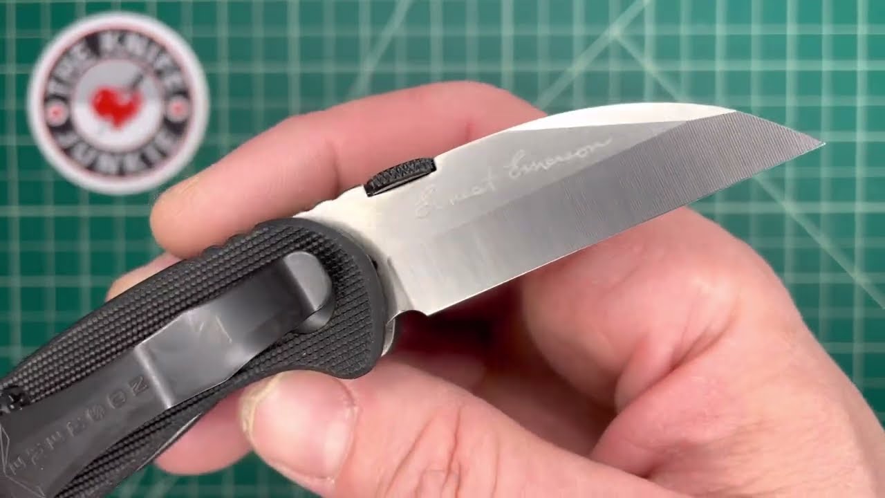 Emerson Knives June Bug -- Pocket Knife Close Up