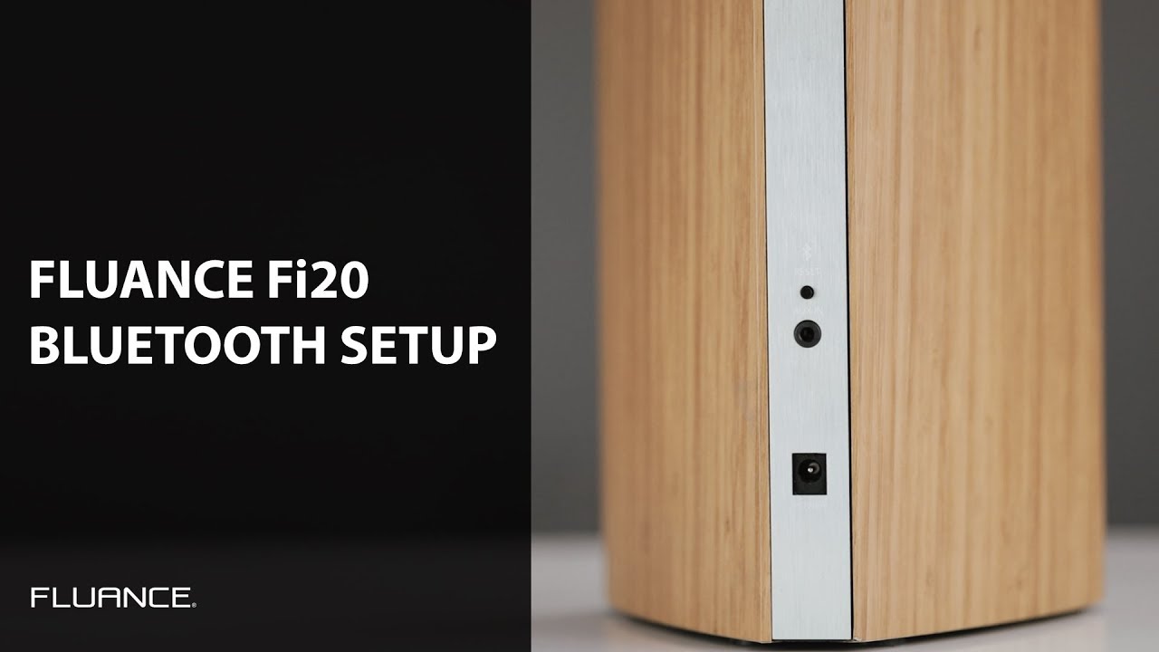 How to connect your smartphone to the Fluance Fi20 with Bluetooth