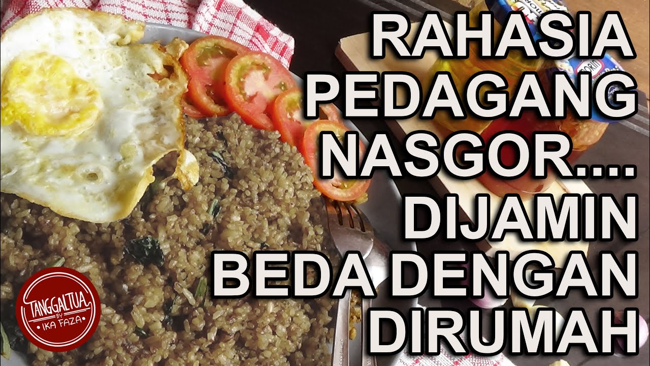 Nasi Goreng abang tek-tek ternyata semudah ini....