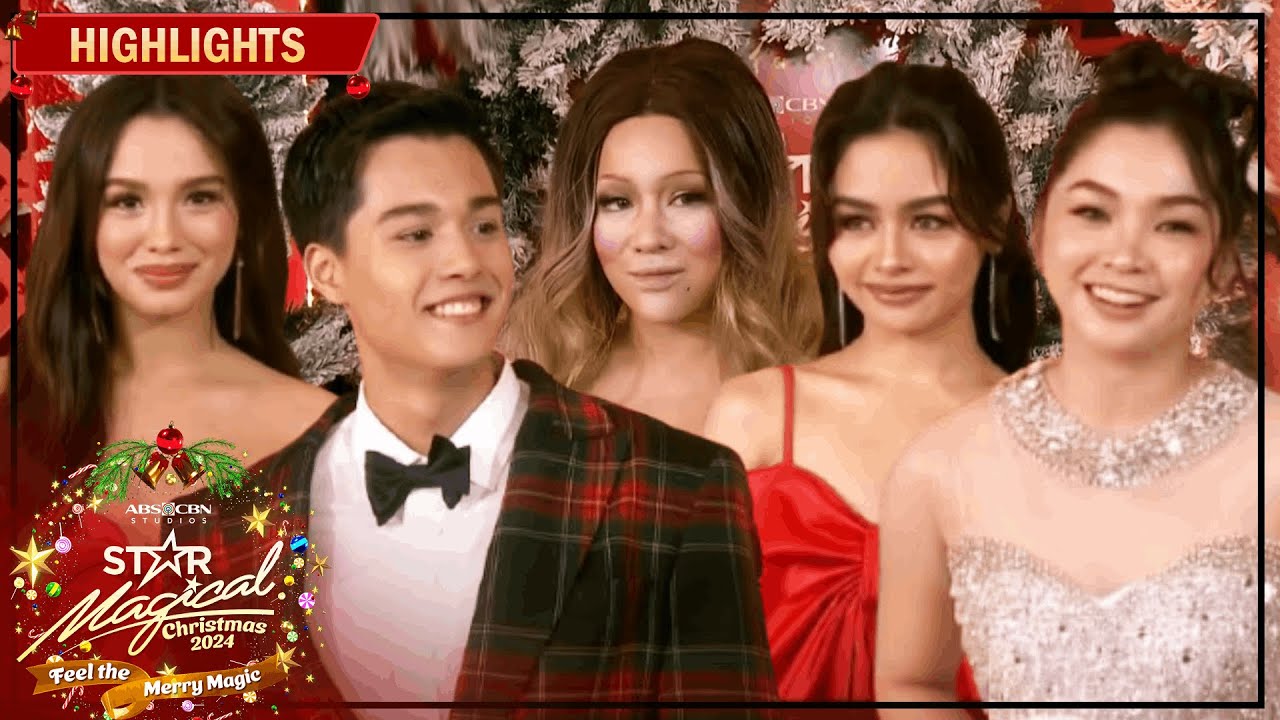 Fashion meets festivity in these white carpet ensembles | Star Magical Christmas 2024