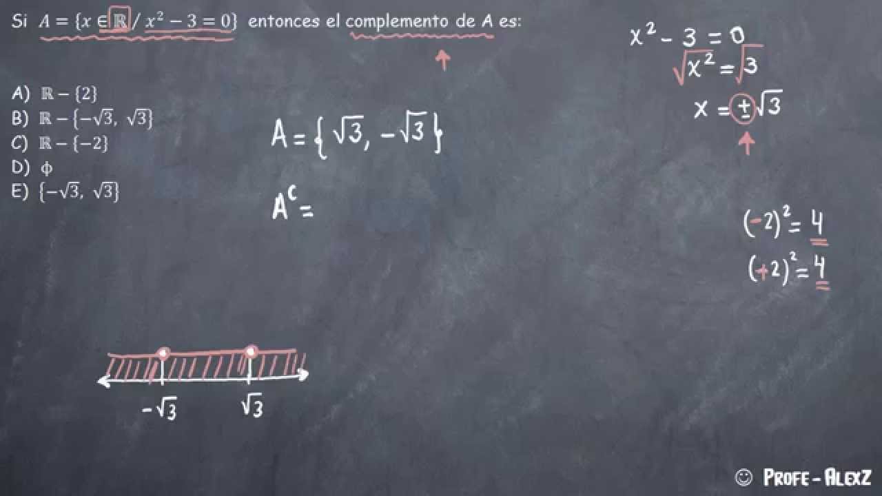 Examen USMP - Complemento de un Conjunto Problema 101