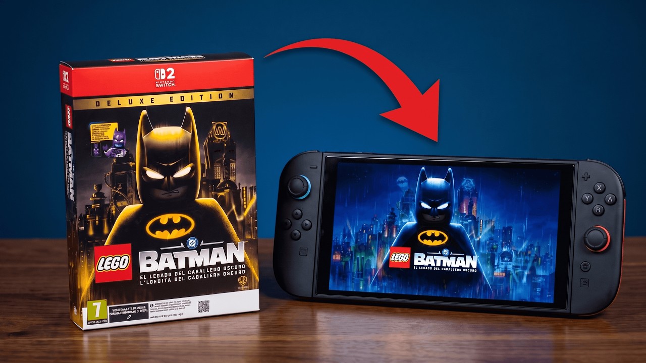 As&iacute; es LEGO Batman El Legado del Caballero Oscuro en Nintendo Switch 2