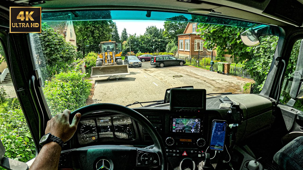 Delivery in Sweden 🇸🇪 | Pov Truck Driving - Mercedes Truck Vlog | ASMR 4K