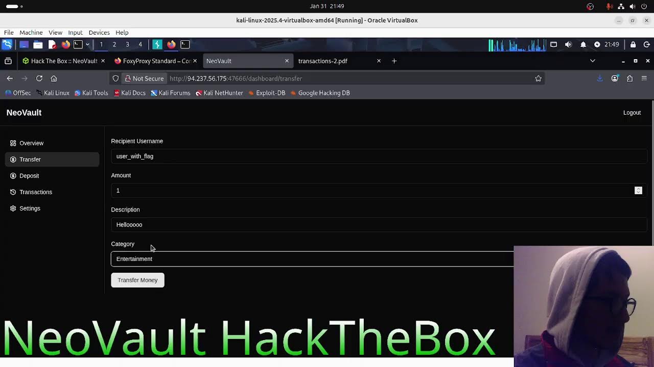 Hackeando con Burpsuite en HackTheBox
