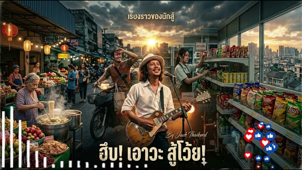 ฮึบ!เอาว่ะ สู้โว้ย! -Music Audio Official By Jack Thaikerd