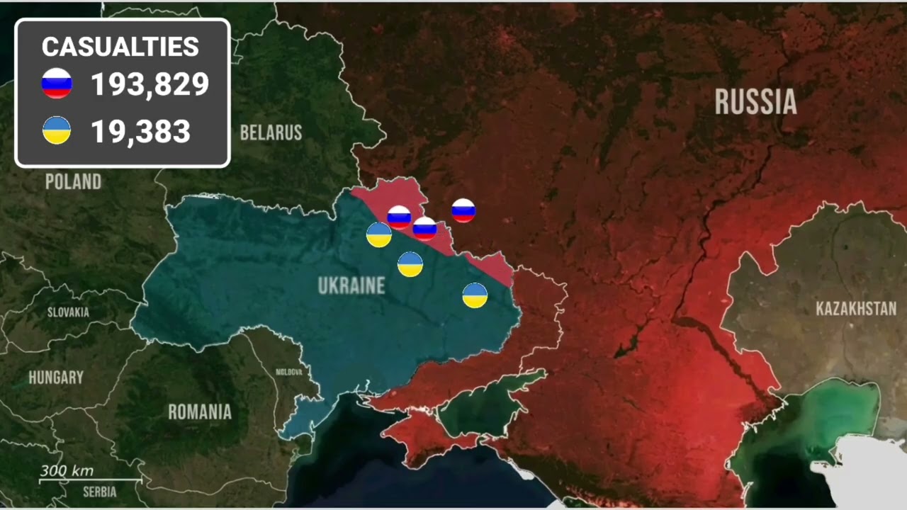 2025 MAPPED: Ukraine Russia War Completely Mapped with Information.