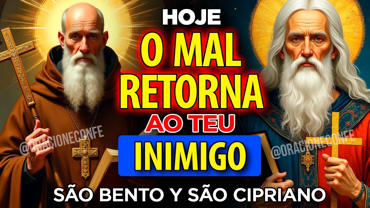 SÃO BENTO E SÃO CIPRIANO - DESTRUA SEUS INIMIGOS COM ESTA PODEROSA ORAÇÃO