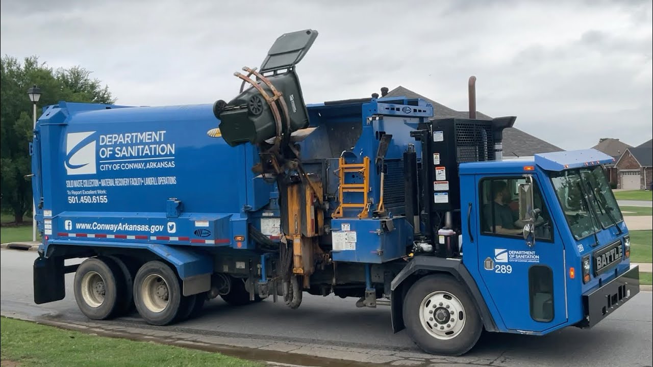 Brand New Garbage Truck! Battle Labrie Automizer ASL from Conway