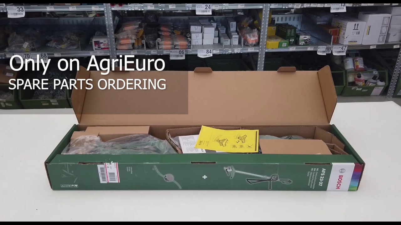 Montaggio del decespugliatore tagliabordi elettrico BOSCH AFS 23-37
