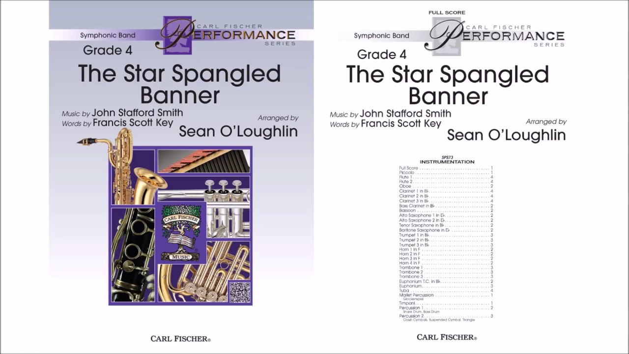 The Star Spangled Banner (SPS73) Arr. by Sean O'Loughlin