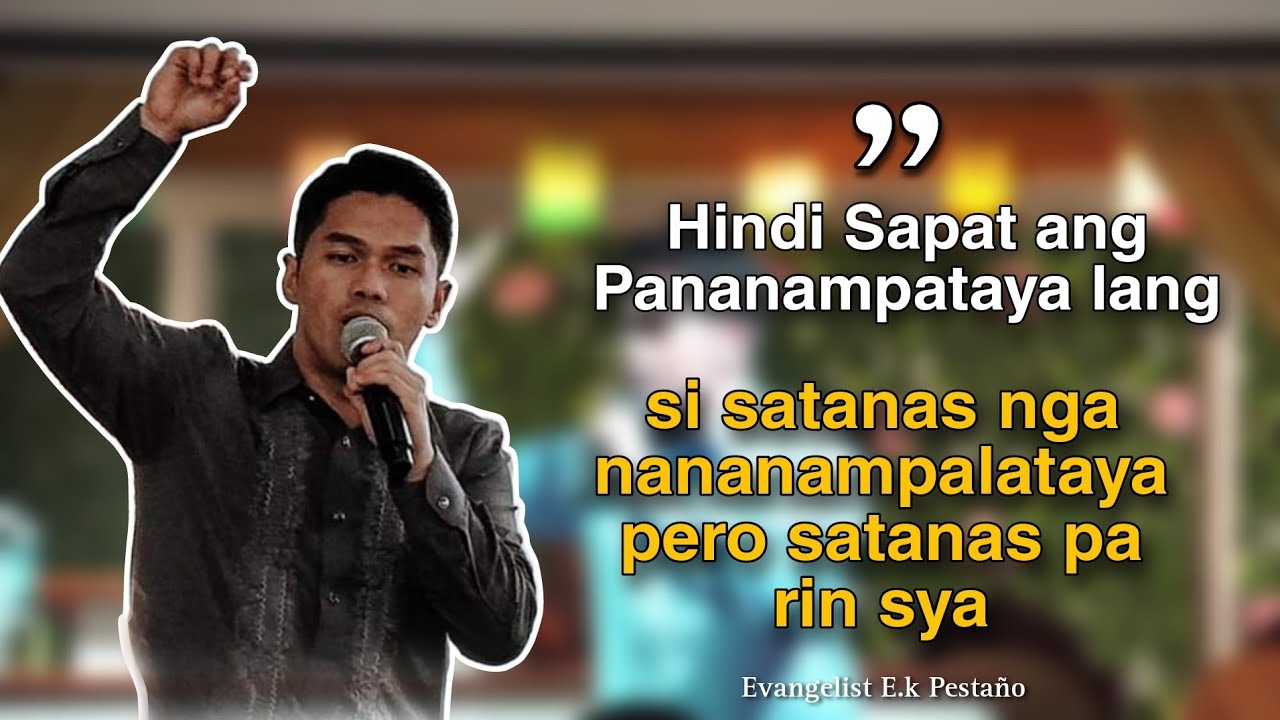 Evangelist E.k Pestaño Preaching