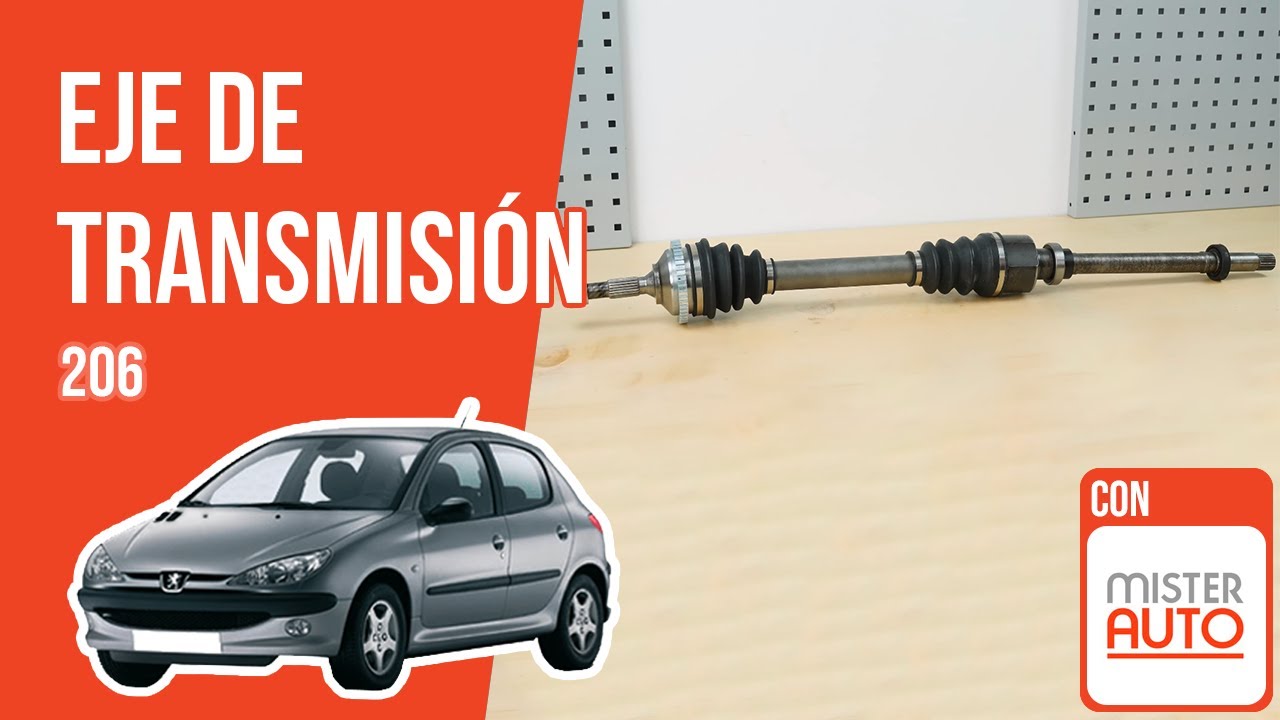 Cómo cambiar el eje de transmisión Peugeot 206 🚗