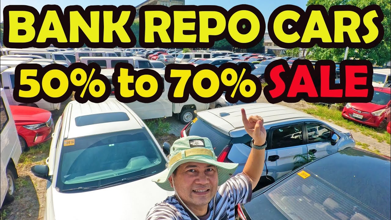 Bank repossessed car sale sedan pick up suv 7 seater utility van 50% 70% PS bank & security bank Ph
