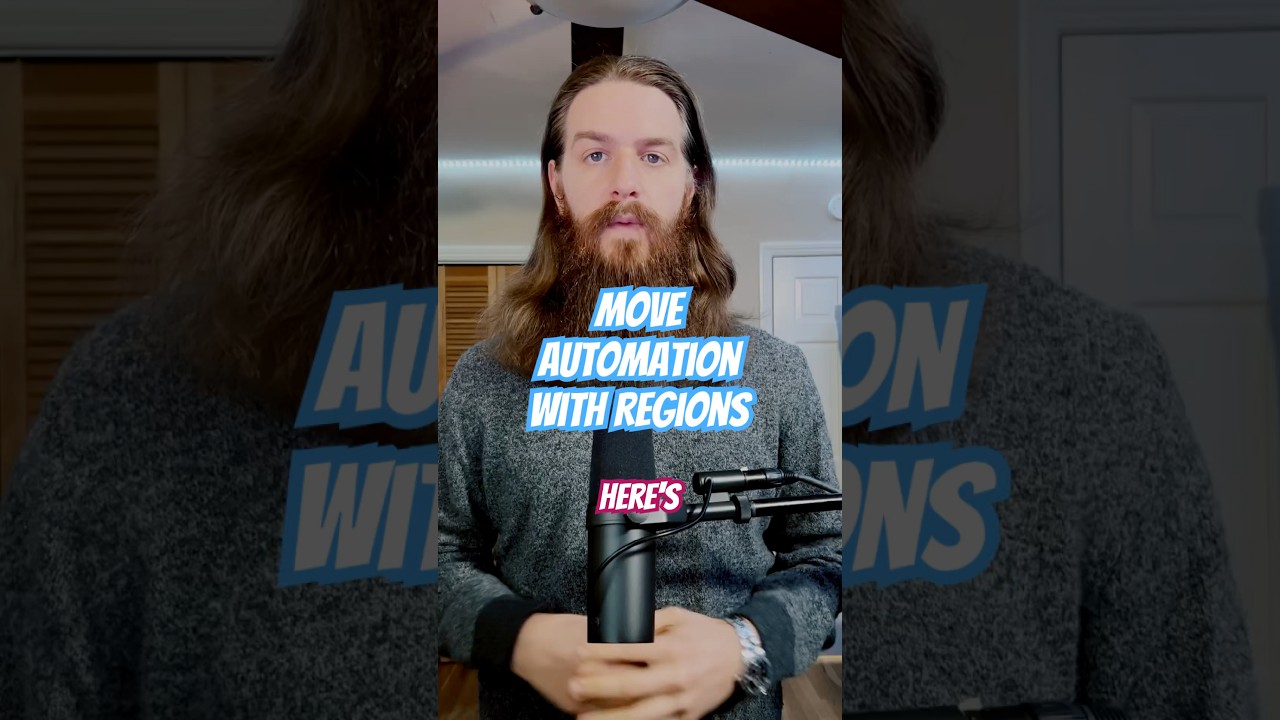 Move automation with regions is an essential Logic Pro setting #musicproducer #logicprox