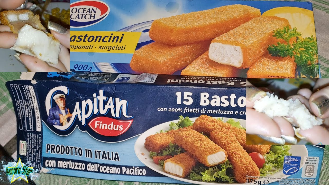 Differenze su come fanno i bastoncini di pesce surgelati