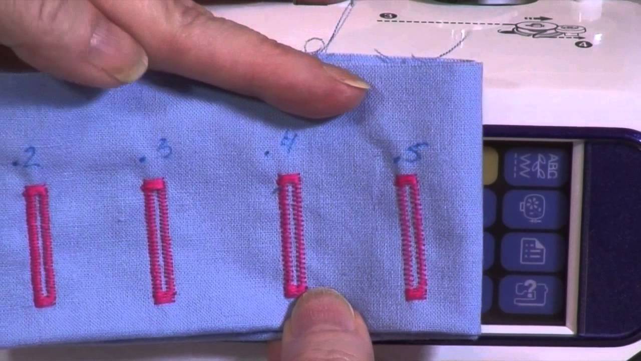 Brother NV950 How to Sew 1-Step Buttonholes