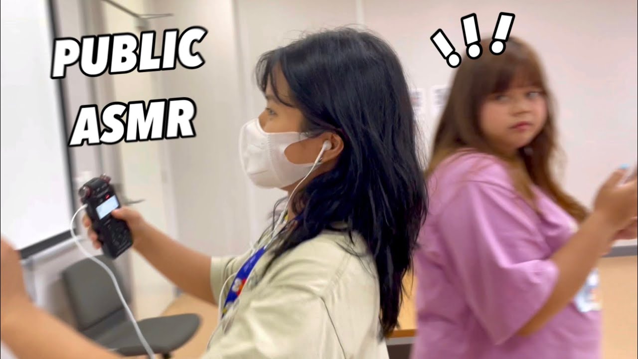 ASMR I ASKED PEOPLE IN CLASS TO DO ASMR 💫 (IN COLLEGE)