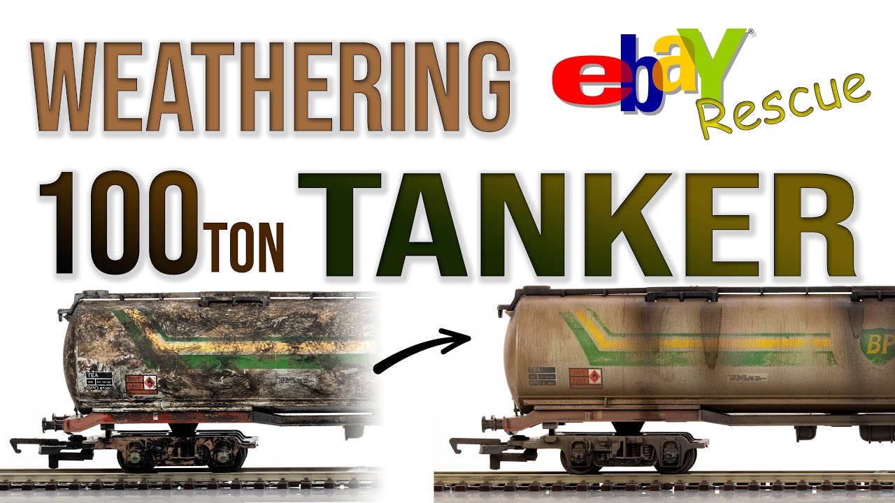 eBay Rescue | Hornby 100t BP Tank Wagon (TEA) | Weathering Model Railway
