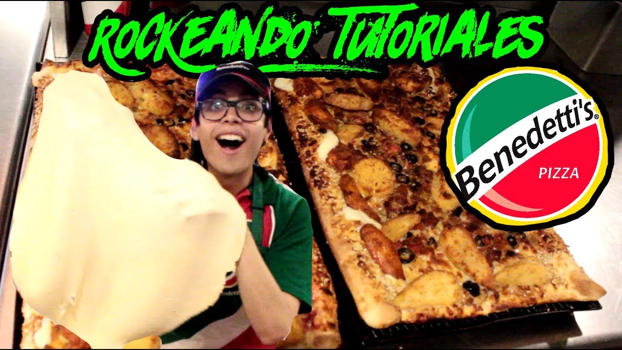 Un dia trabajando en BENEDETTI'S PIZZA (inventé mi propia pizza) | RockeandoTutoriales