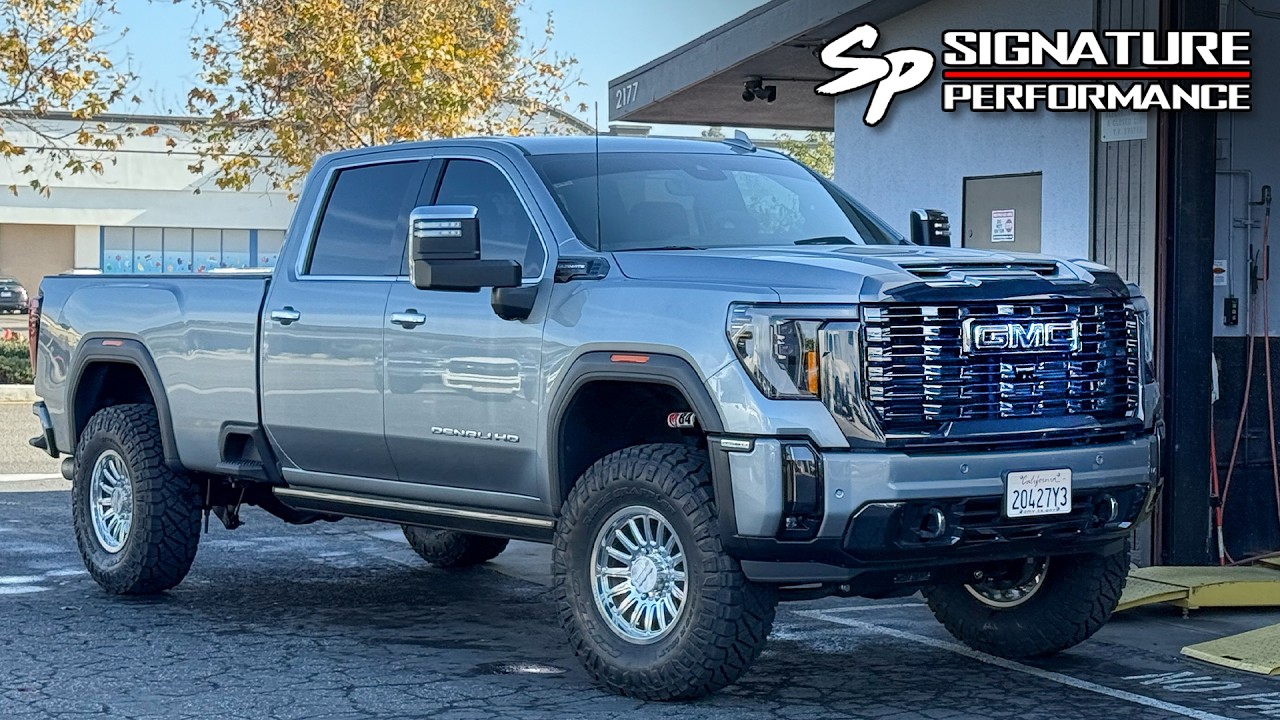 Комплект McGaughys 4 дюйма, шины 37 дюймов и диски Method MR204 18x9 // GMC 2500HD Long Bed Брайа...