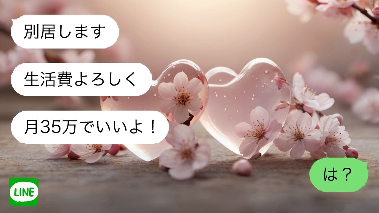 【LINE】 結婚式直後に別居宣言と高額生活費要求。真実を淡々と伝えた一言で、相手は言葉を失った。