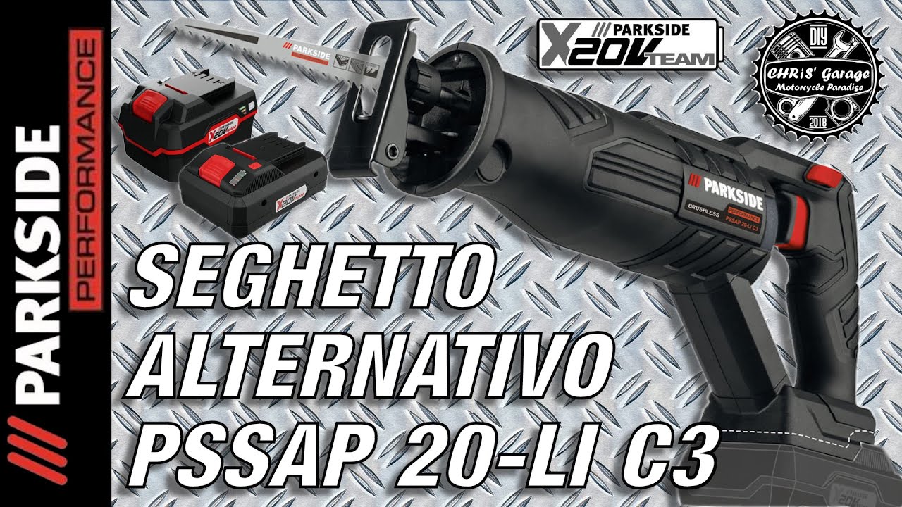 PARKSIDE PERFORMANCE Seghetto Alternativo Gattuccio - TEST 4Ah e 4Ah Smart PSSAP 20-Li C3 (mod 2021)