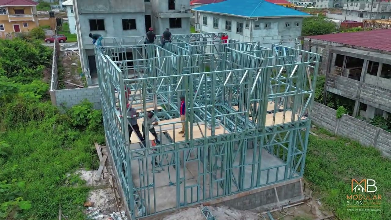 How we built a 3-story house in 4 days using Light Gauge Steel