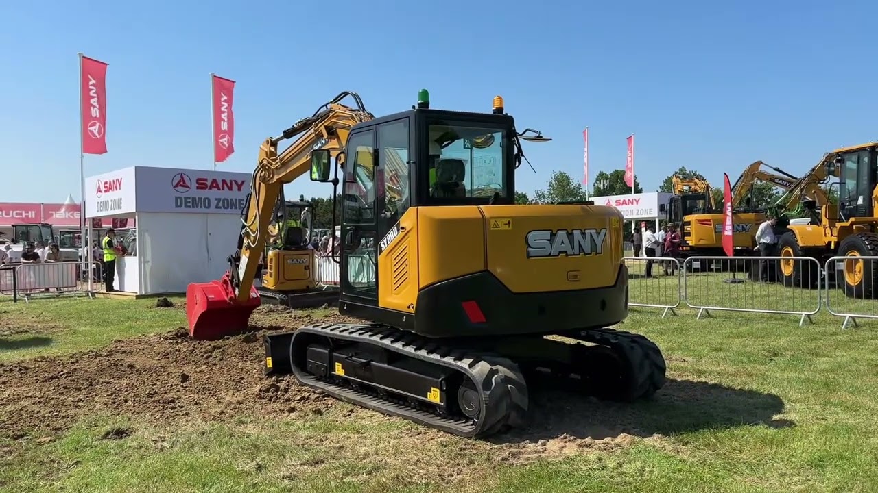 Chinese Machinery on Display at Plantworx 2023. 