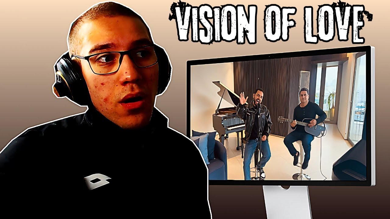 Reacting To Gabriel Henrique - Vision Of Love (Acoustic Version)HE IS TOO GOOD!!!