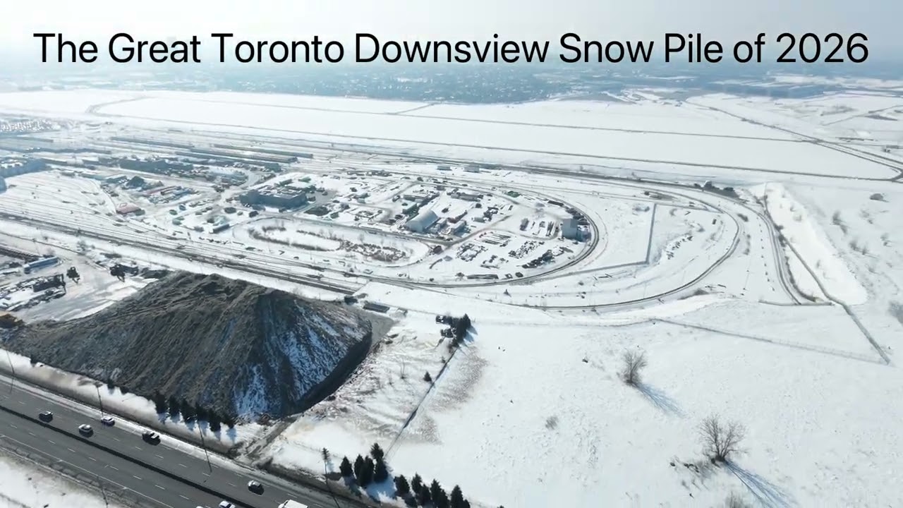 The Great Toronto Downsview Snow Pile of 2026