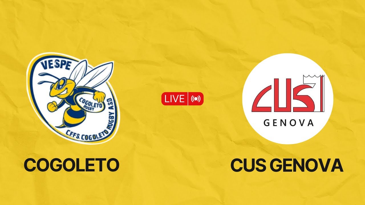 🔴LIVE - Cogoleto - Cus Genova | campionato èlite U16